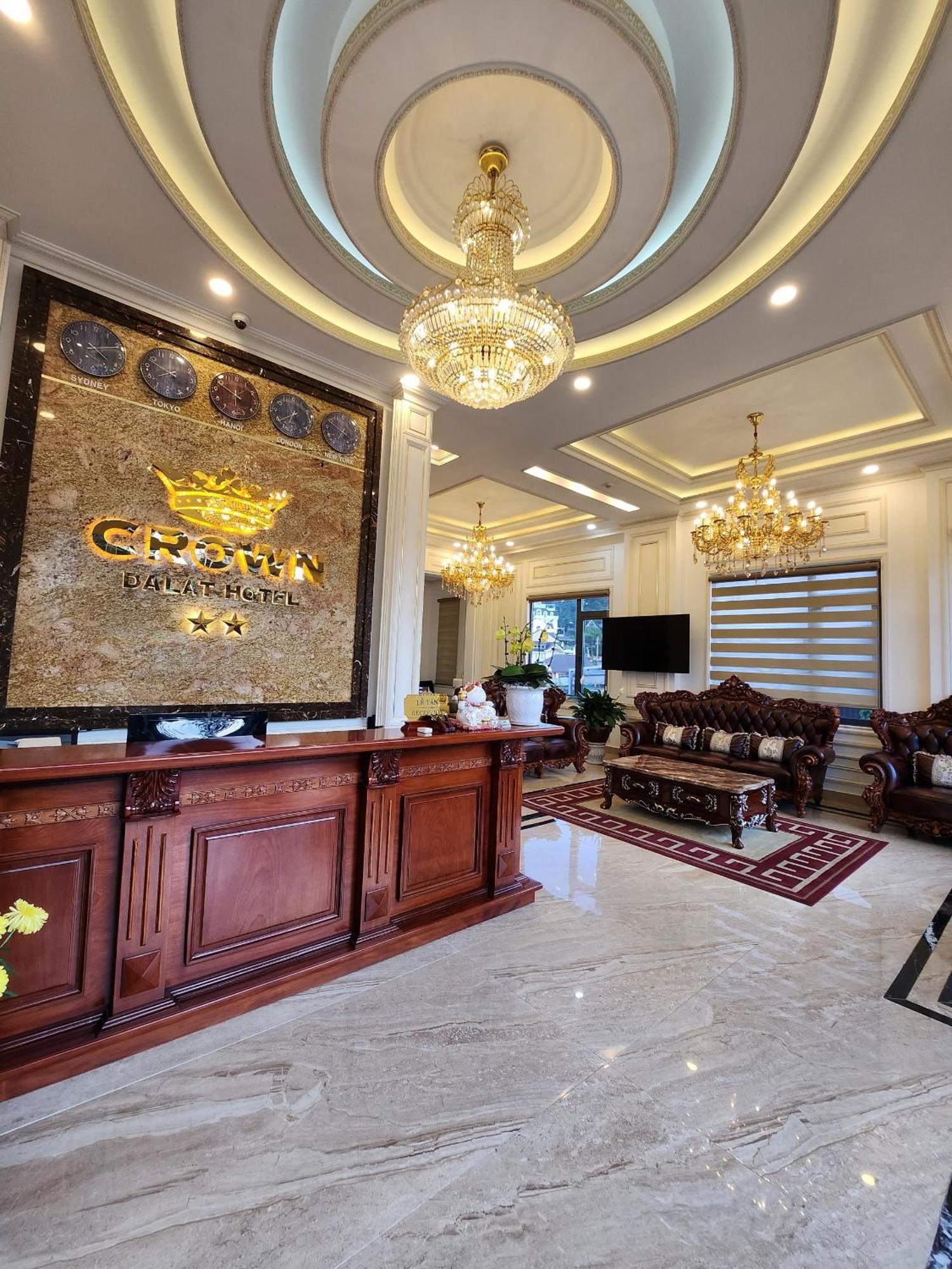Crown Dalat Hotel Bagian luar foto